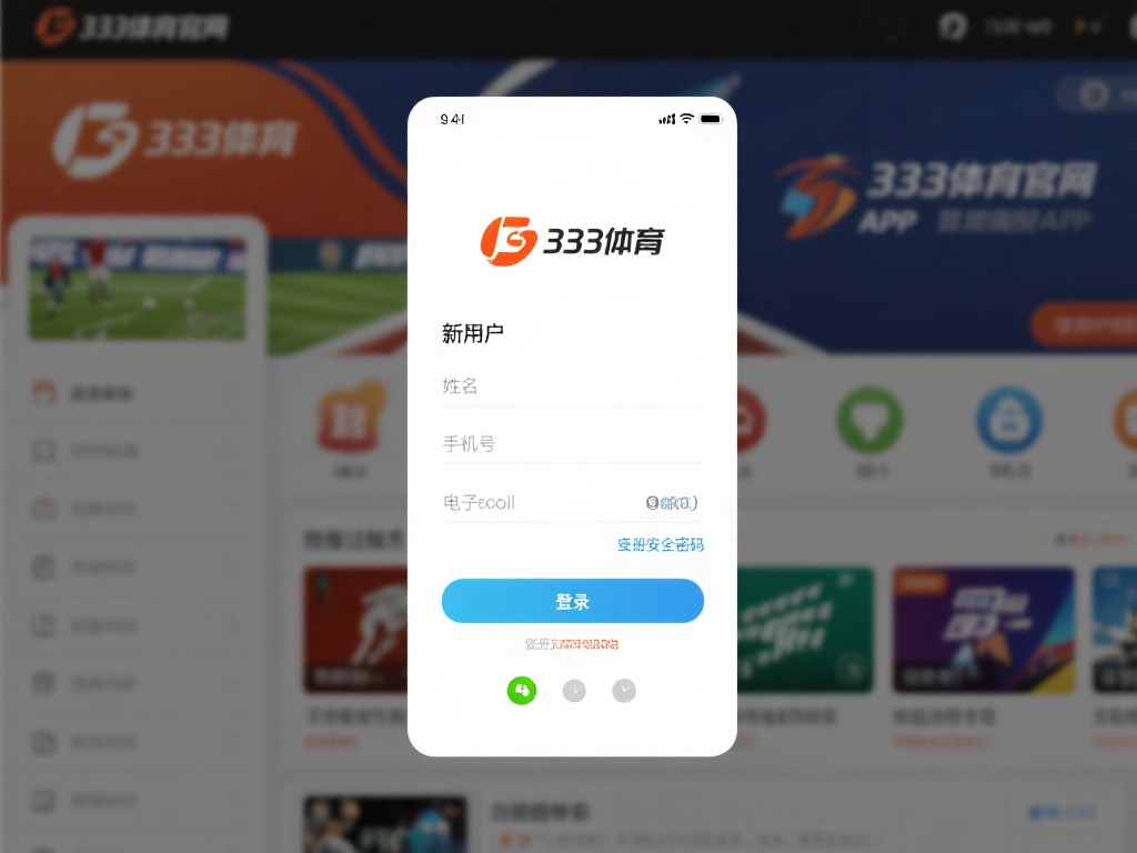 注册与登录
首先登陆333体育官方网站或下载其专