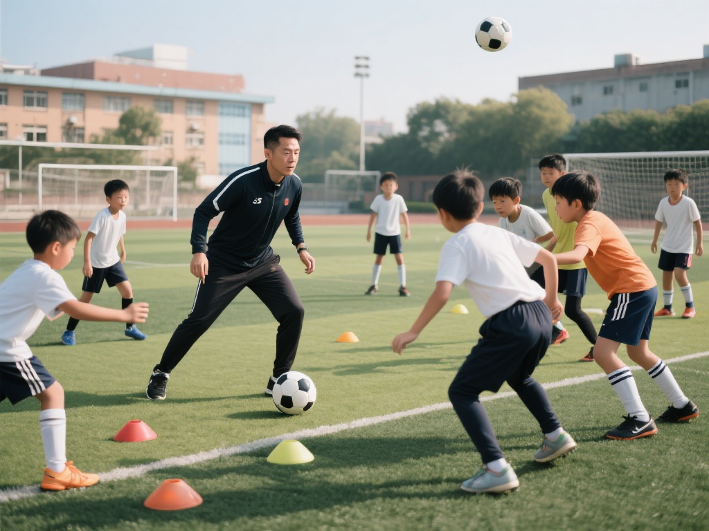 体育老师333不拘泥于常规的教学方法，他喜欢在操场