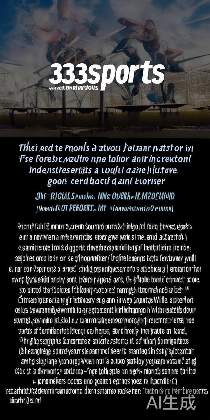随着全民健身运动的推广和体育产业的不断发展，333
